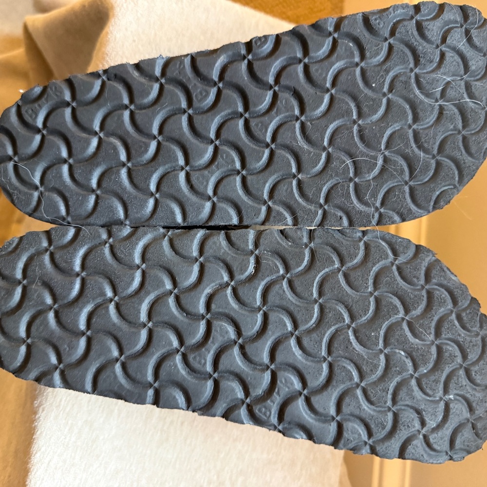Birkenstock Black Leather Platform Sandals - Picture 2 of 4